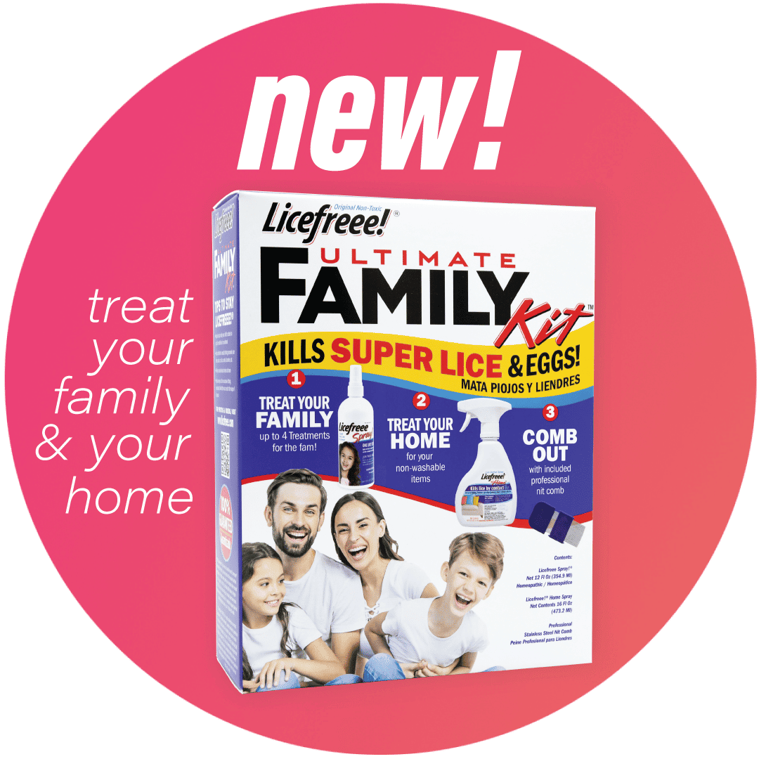 licefreee ultimate family head lice treatment kit.